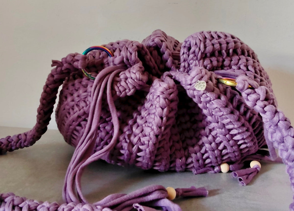 BonBonKarma – Borsa morbida handmade all'uncinetto