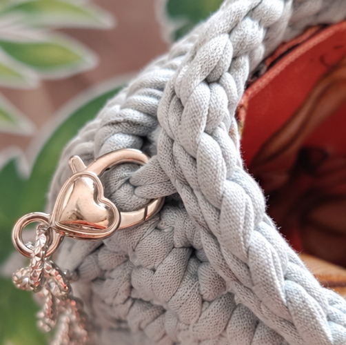 MaiaKarma – Borsa a uncinetto con mini pochette inclusa