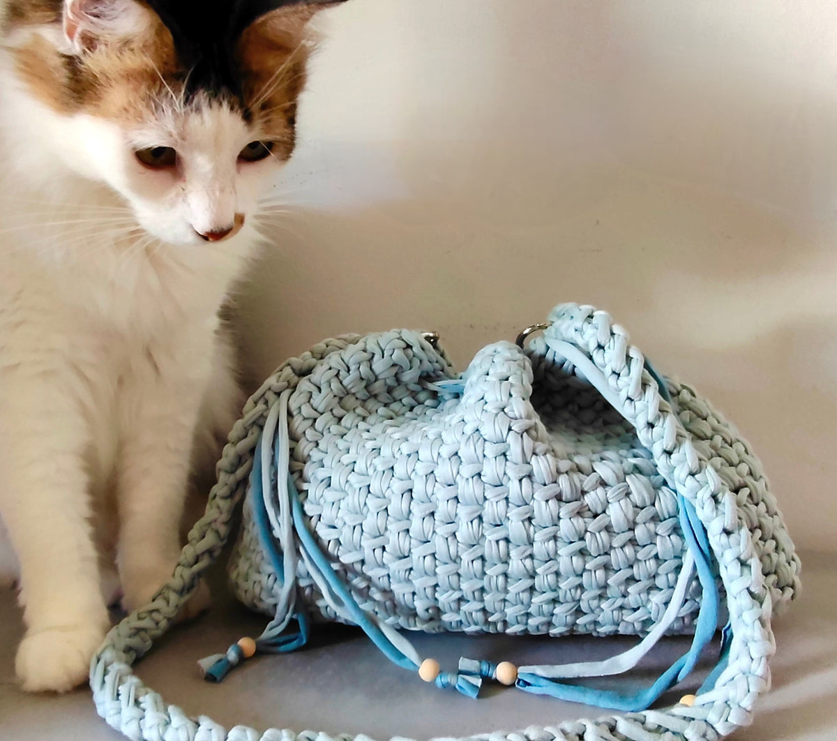 BonBonKarma – Borsa morbida handmade all'uncinetto
