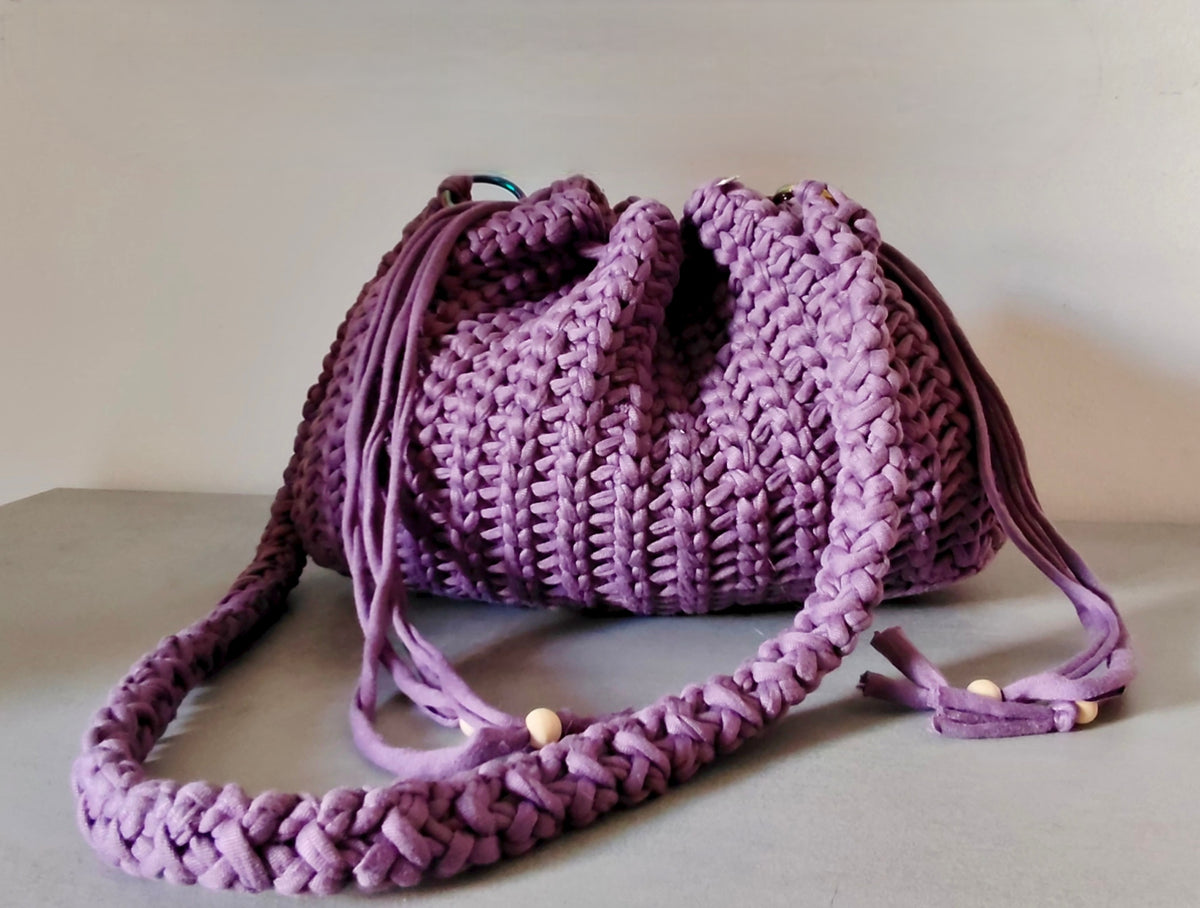 BonBonKarma – Borsa morbida handmade all'uncinetto