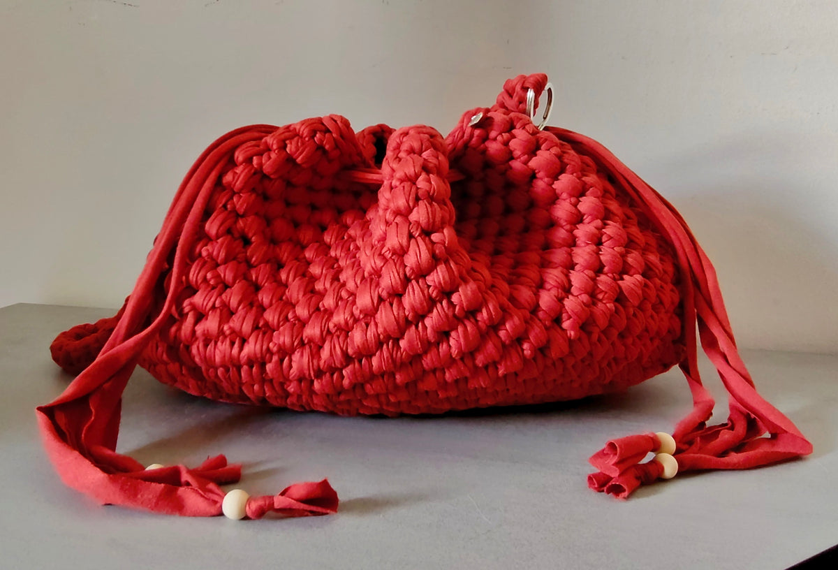 BonBonKarma – Borsa morbida handmade all'uncinetto